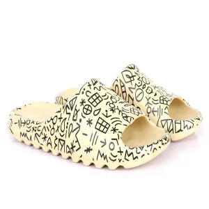 AD Hand Drawn Doodle Solar Soft Slides-Cream