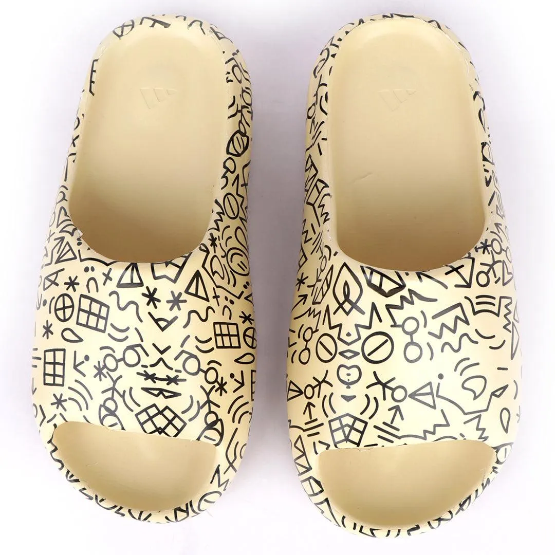 AD Hand Drawn Doodle Solar Soft Slides-Cream