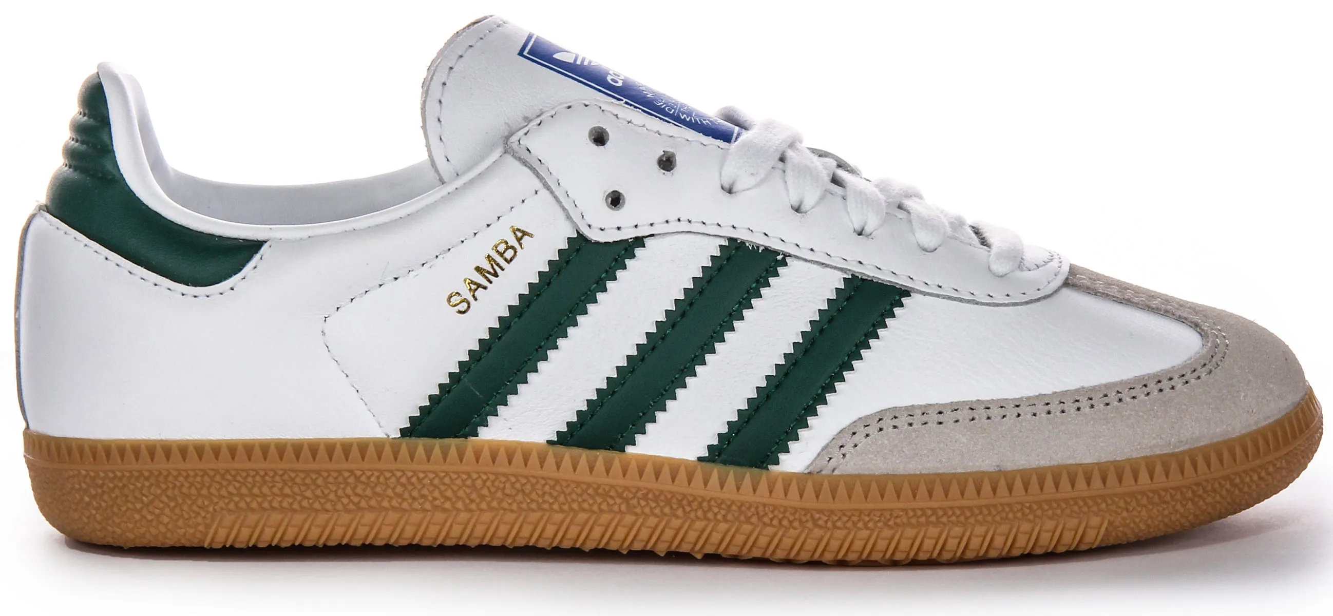 Adidas Samba OG In White Green