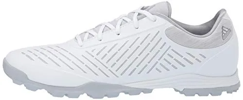 adidas Women's Adipure Sport 2 Golf Shoe, FTWR White/Clear Onix/Silver Metallic, 9 M US