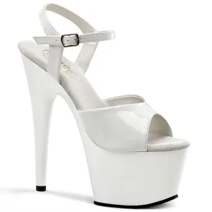 Adore-709 White, 7" Heels