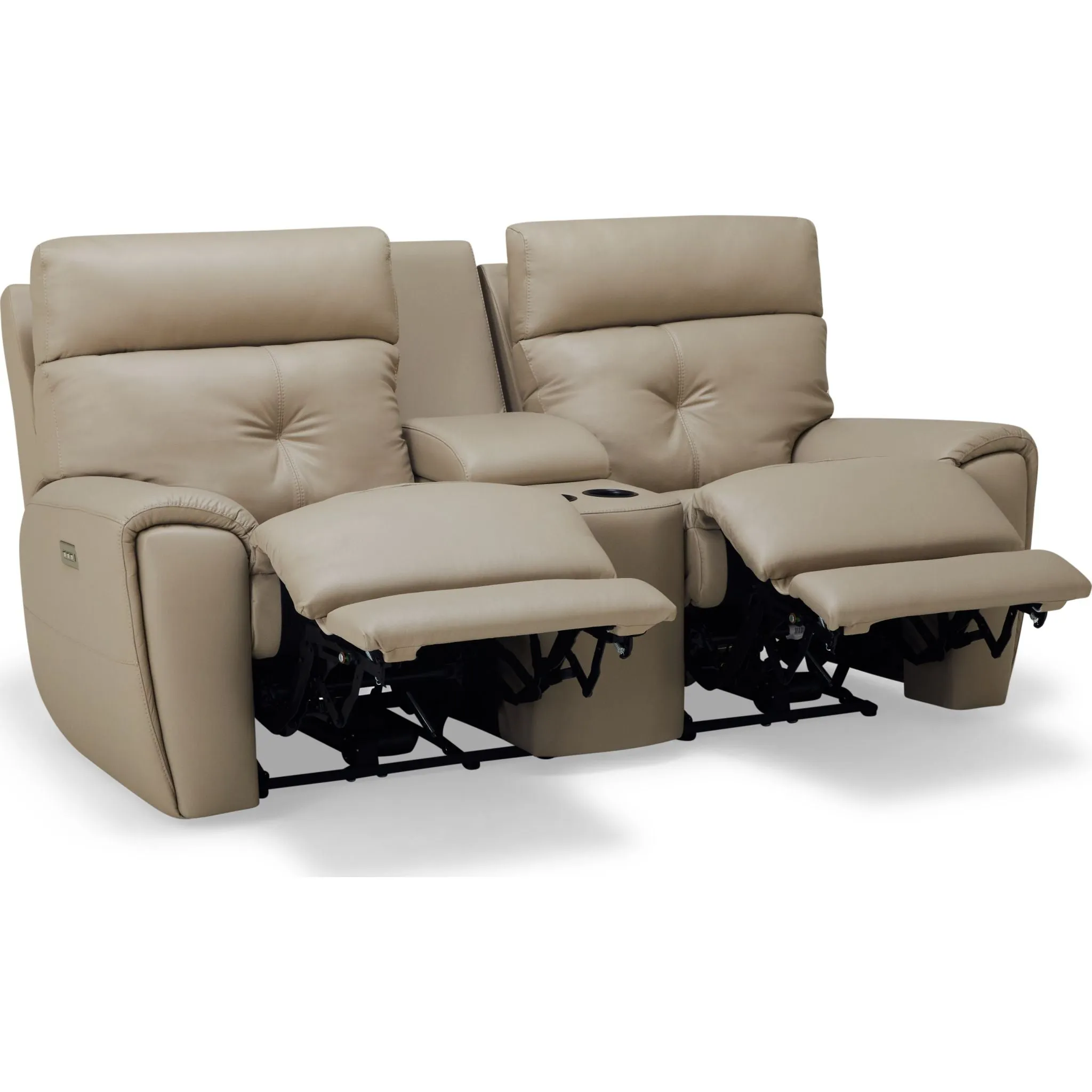 Aedon Power Reclining Loveseat with Headrest and Lumbar - Bali Harvest