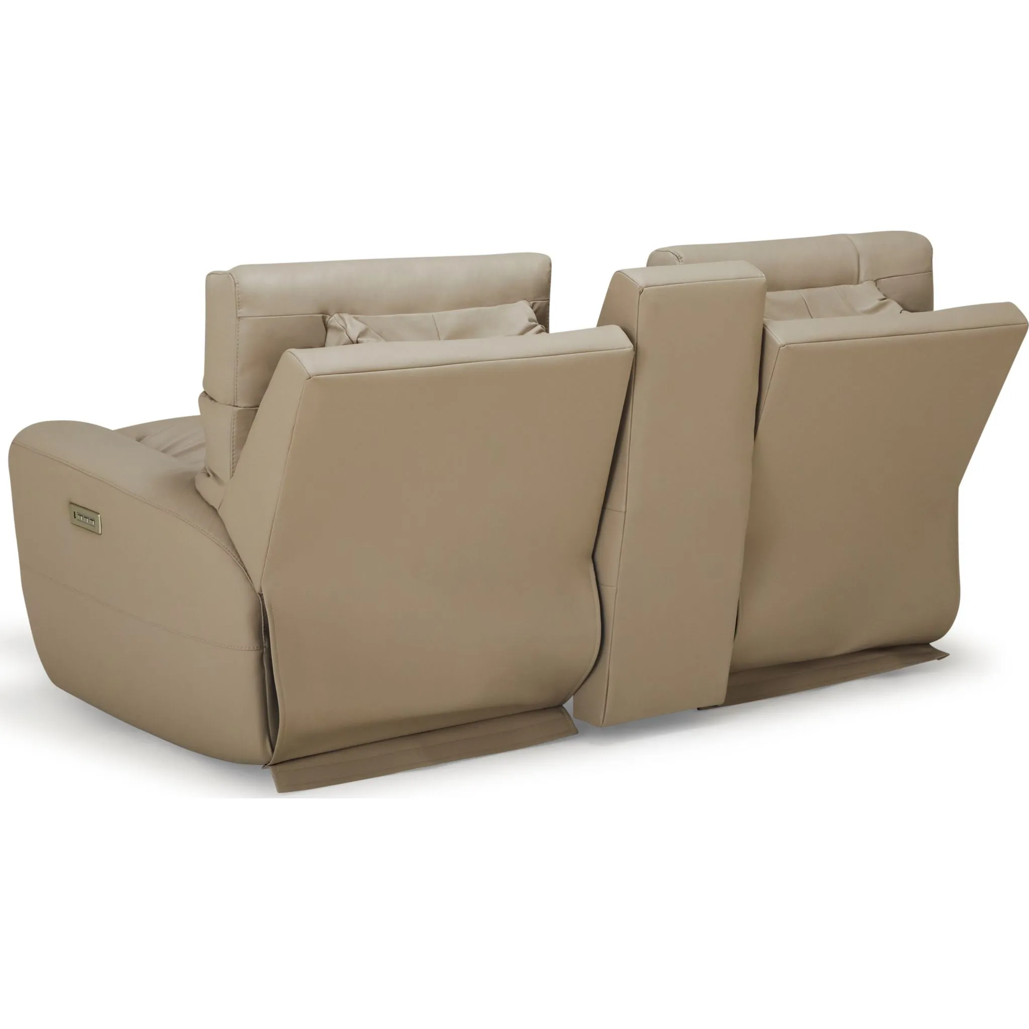 Aedon Power Reclining Loveseat with Headrest and Lumbar - Bali Harvest