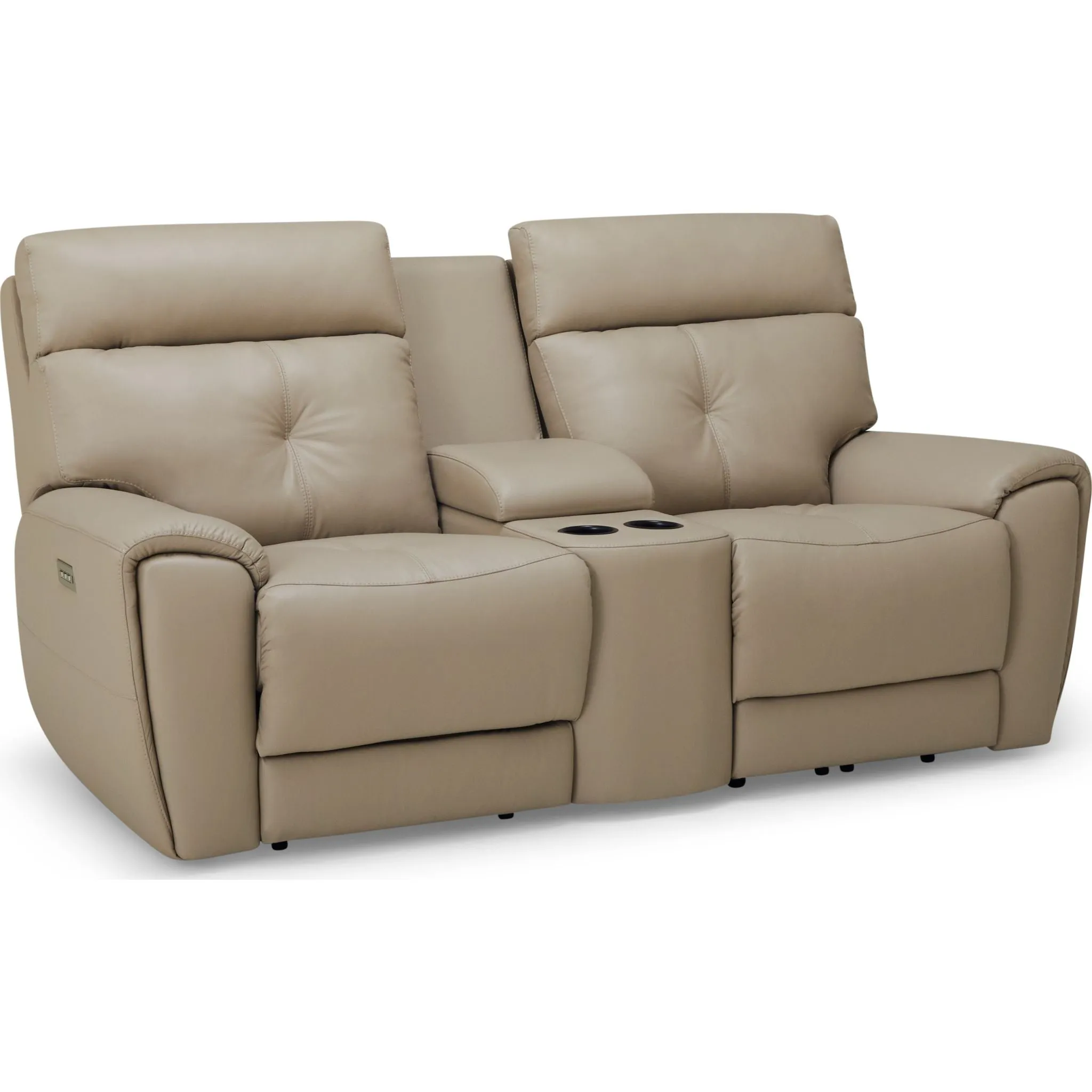 Aedon Power Reclining Loveseat with Headrest and Lumbar - Bali Harvest