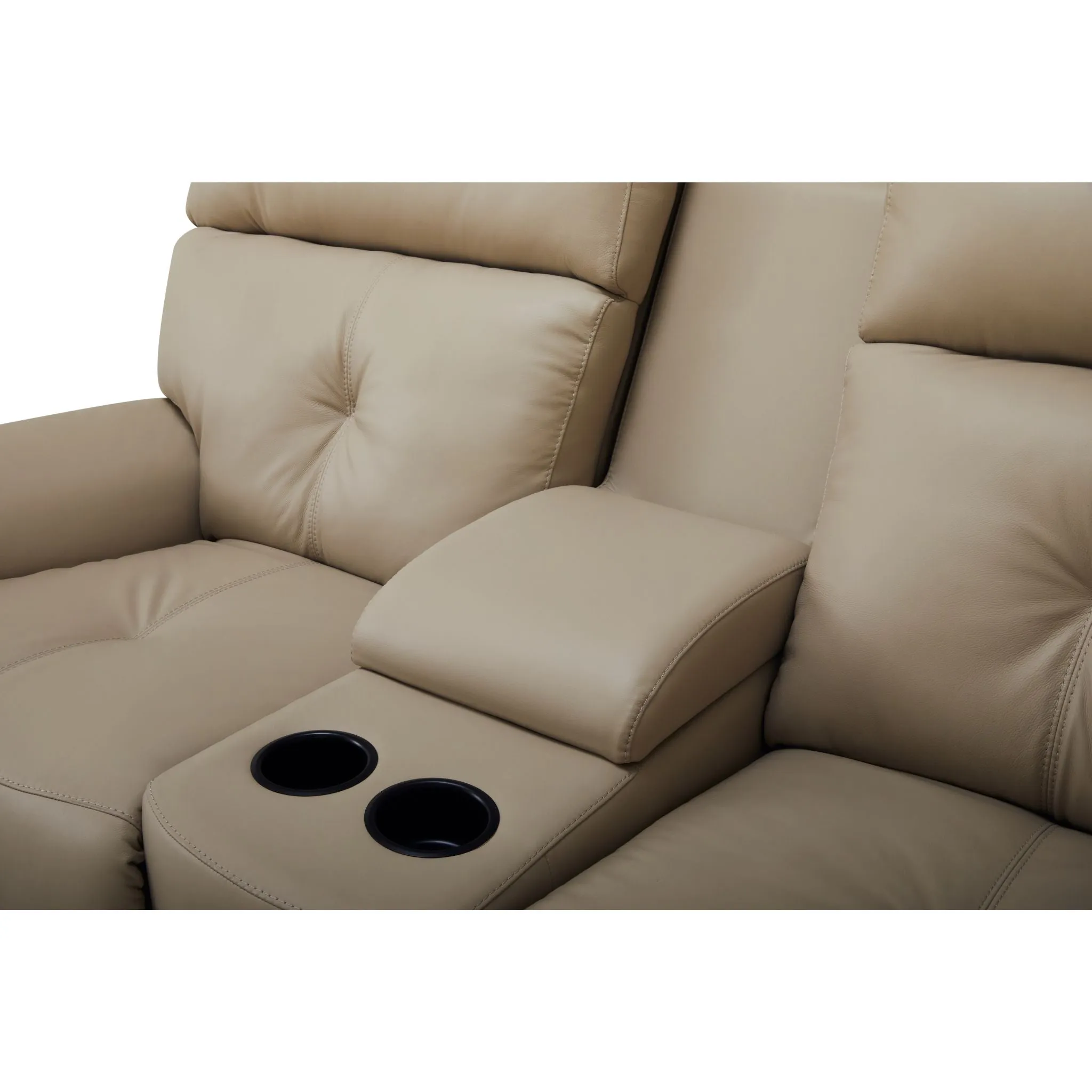 Aedon Power Reclining Loveseat with Headrest and Lumbar - Bali Harvest