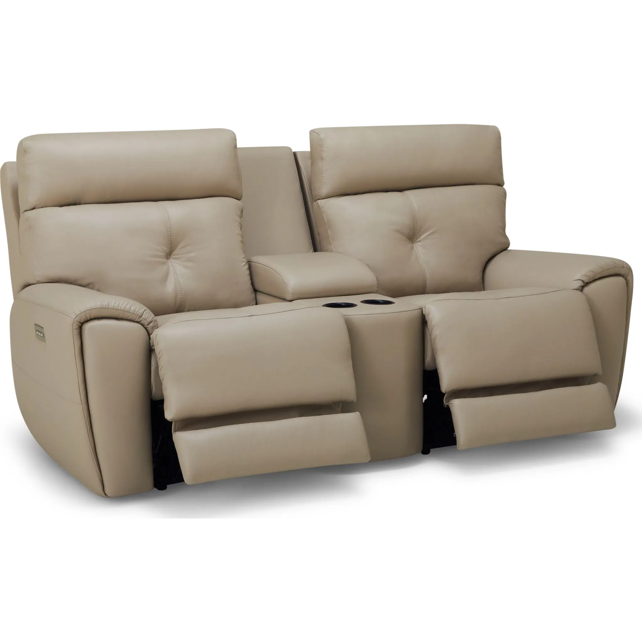 Aedon Power Reclining Loveseat with Headrest and Lumbar - Bali Harvest