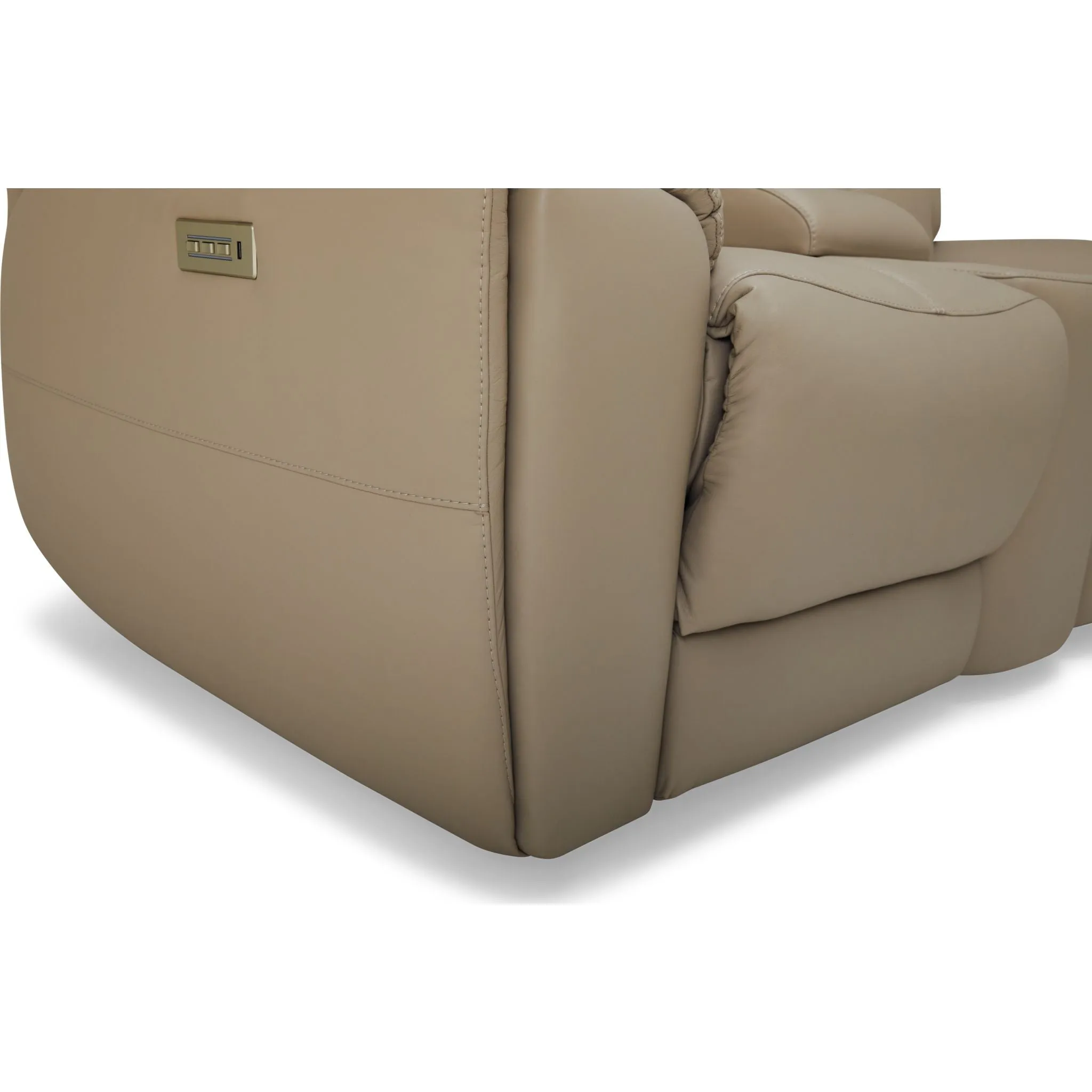 Aedon Power Reclining Loveseat with Headrest and Lumbar - Bali Harvest