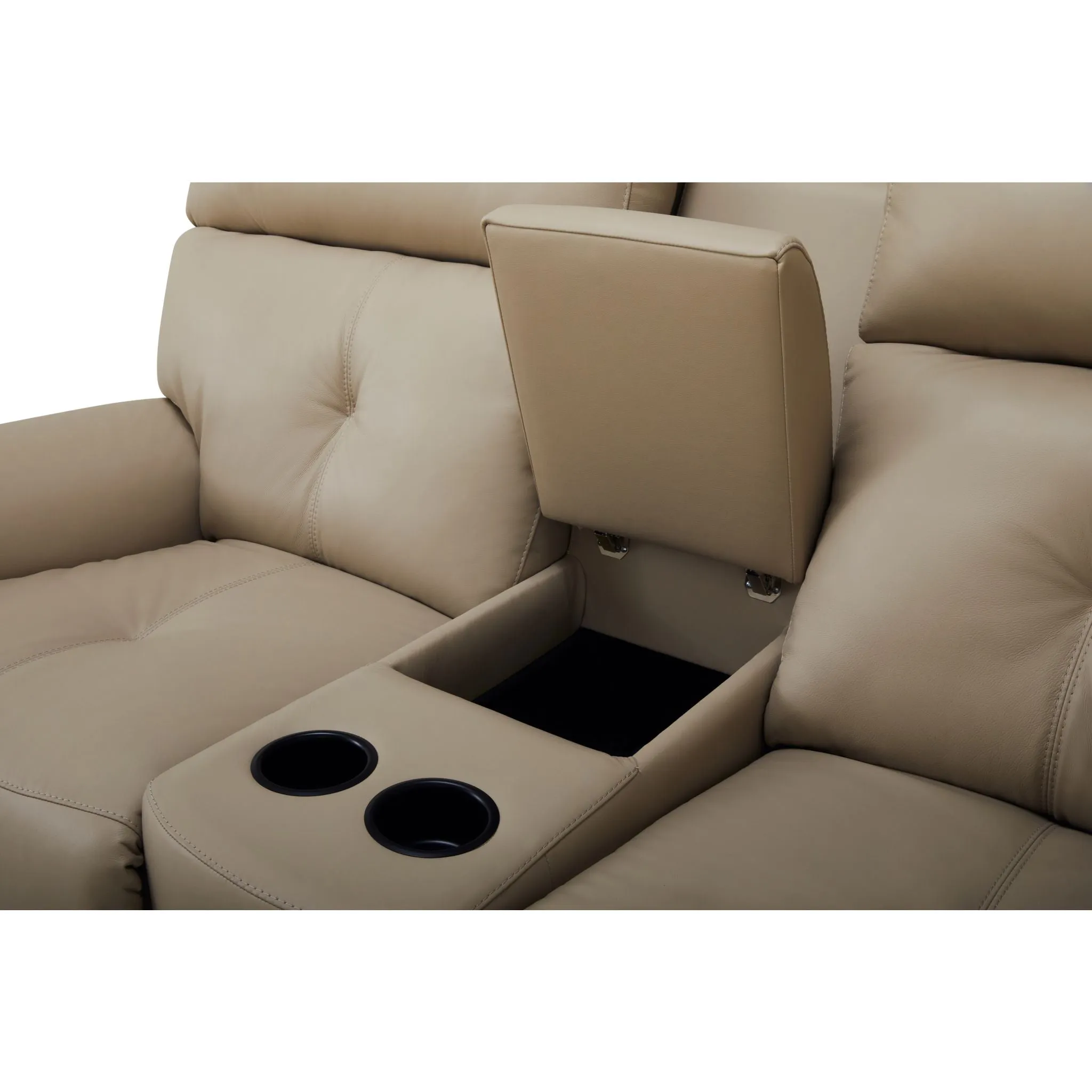 Aedon Power Reclining Loveseat with Headrest and Lumbar - Bali Harvest