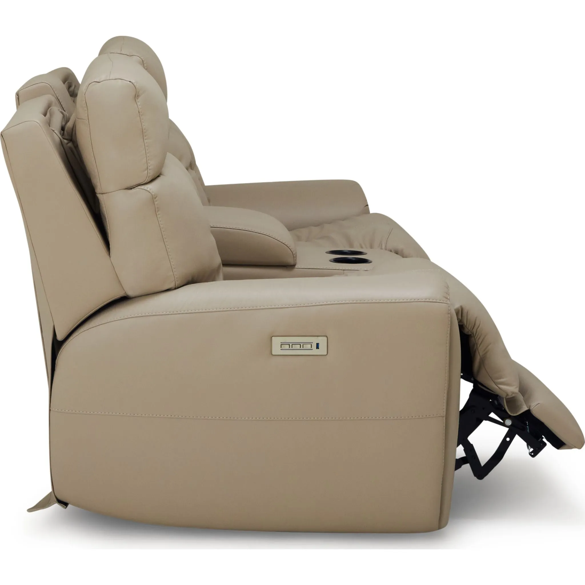 Aedon Power Reclining Loveseat with Headrest and Lumbar - Bali Harvest