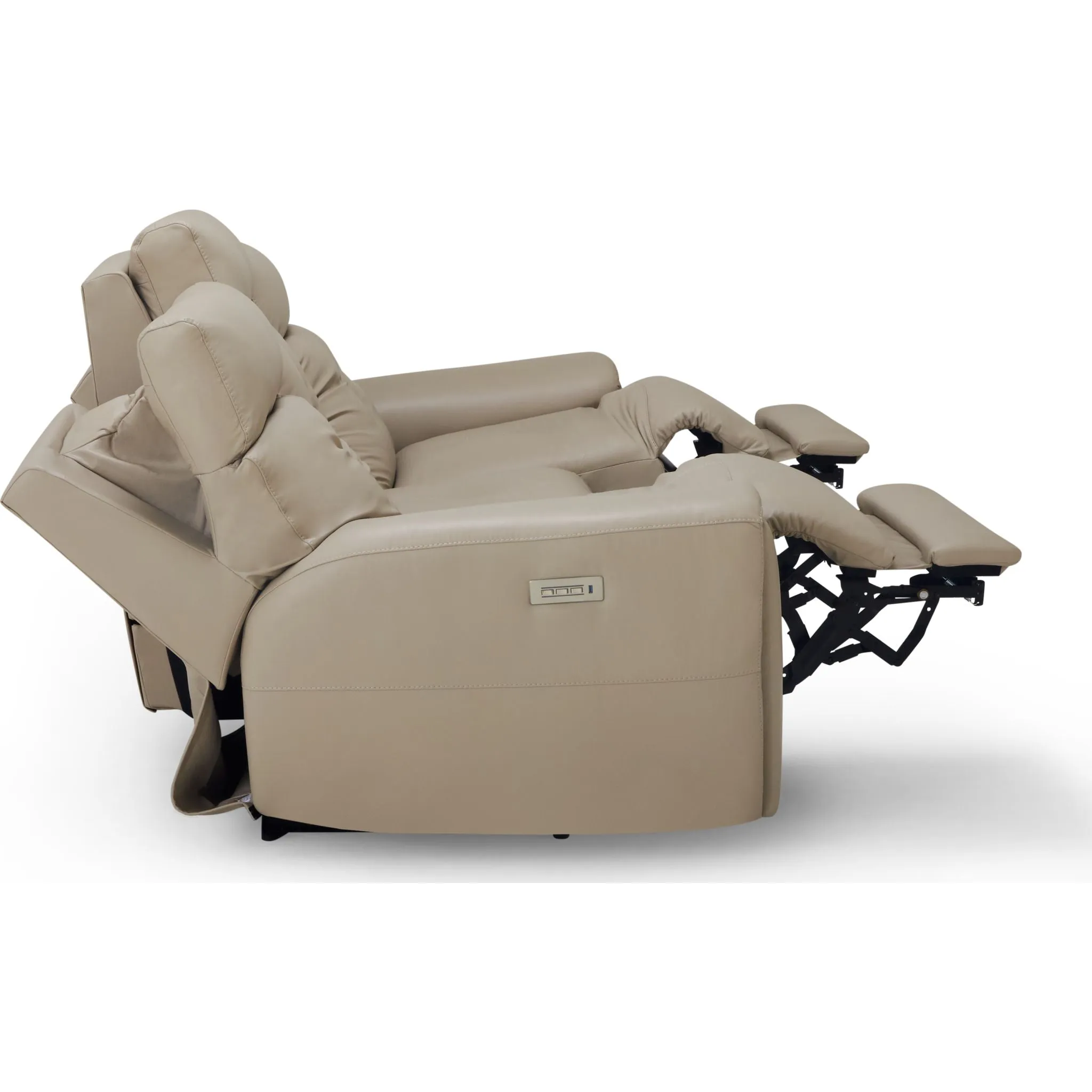 Aedon Power Reclining Loveseat with Headrest and Lumbar - Bali Harvest