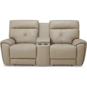 Aedon Power Reclining Loveseat with Headrest and Lumbar - Bali Harvest