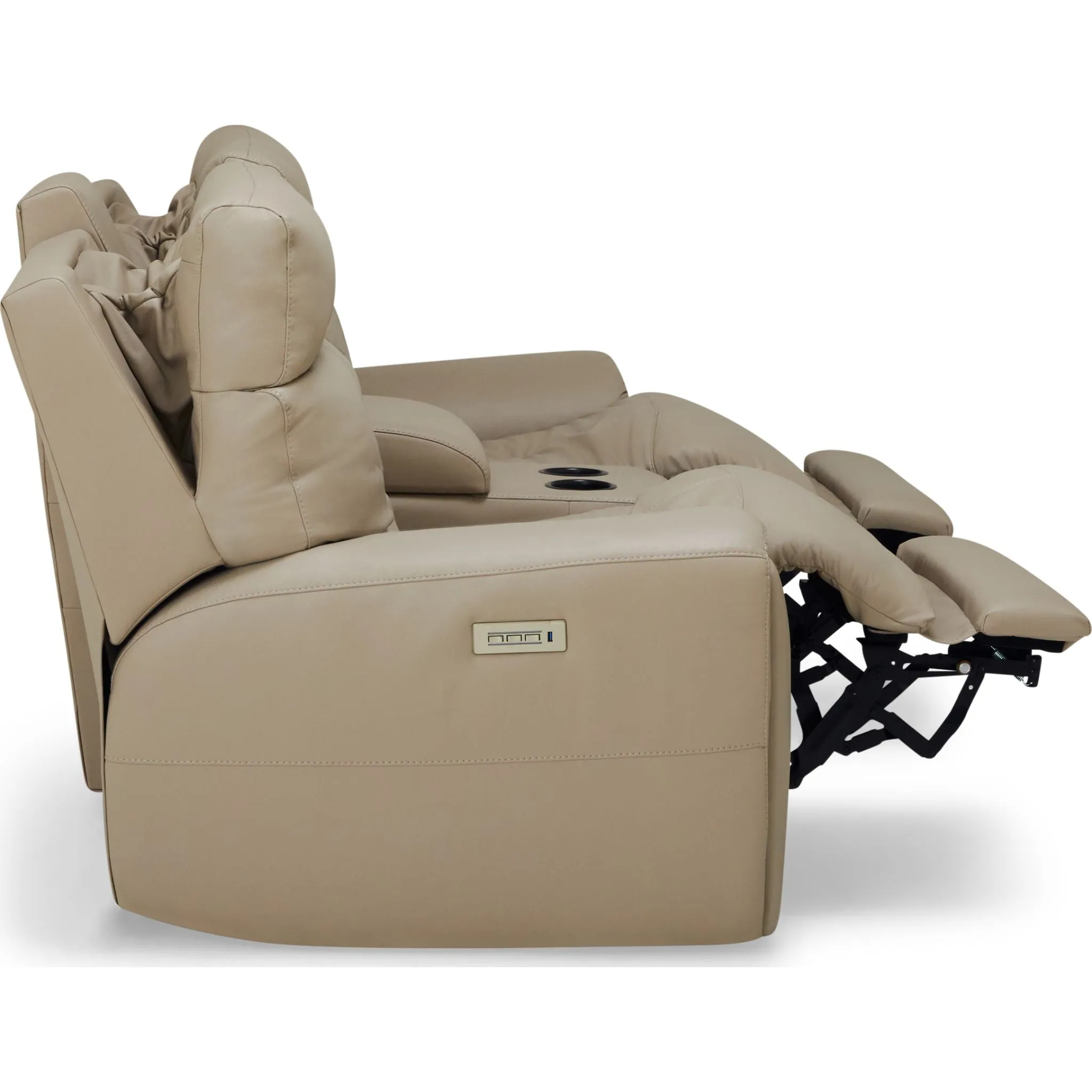 Aedon Power Reclining Loveseat with Headrest and Lumbar - Bali Harvest