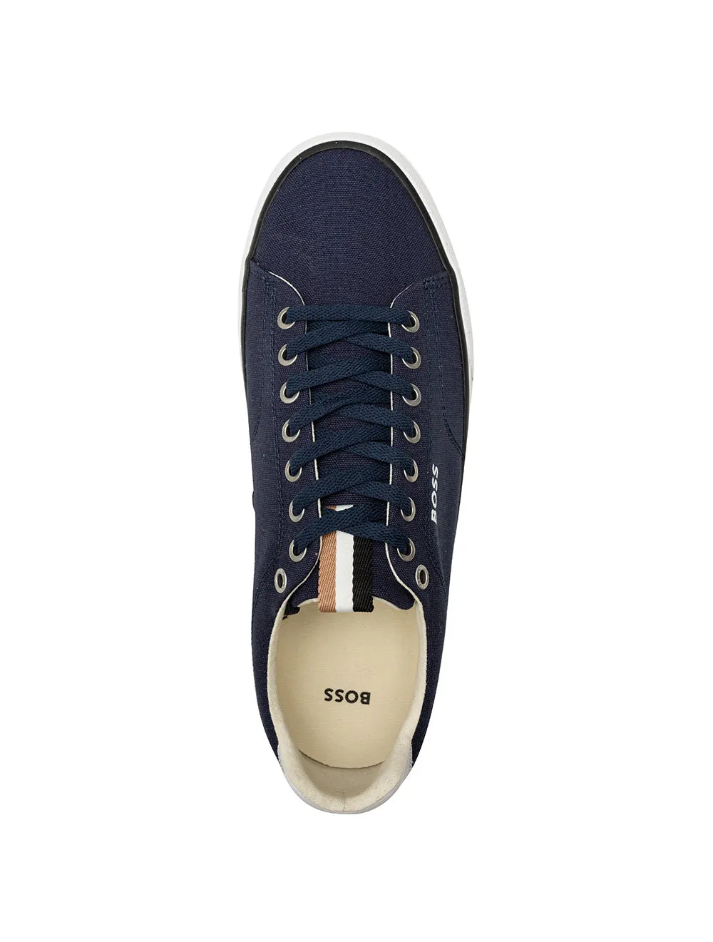 Aiden Tennis Lace Up Sneaker Navy