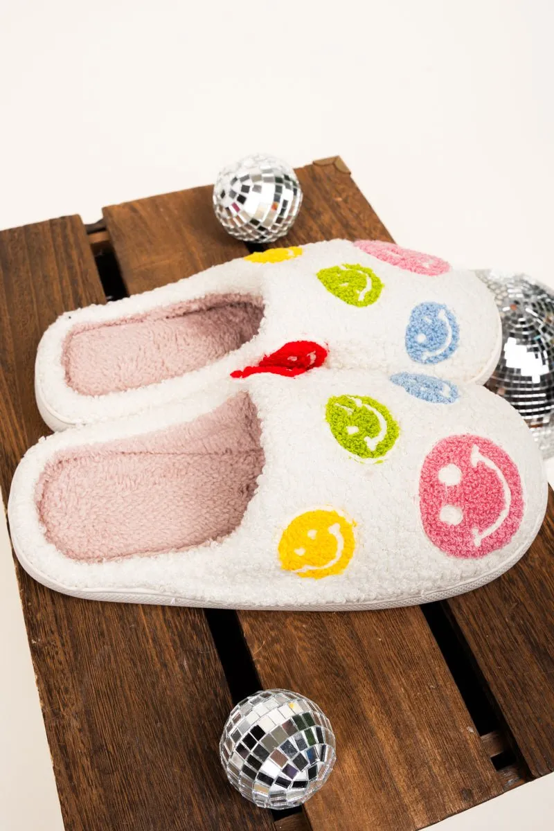 All Smiles Plush Slippers