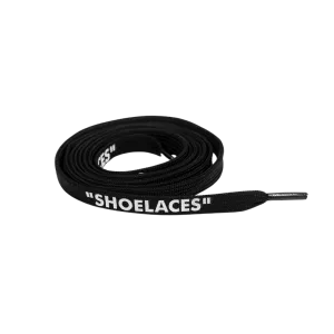 Black Off-White Style "SHOELACES"