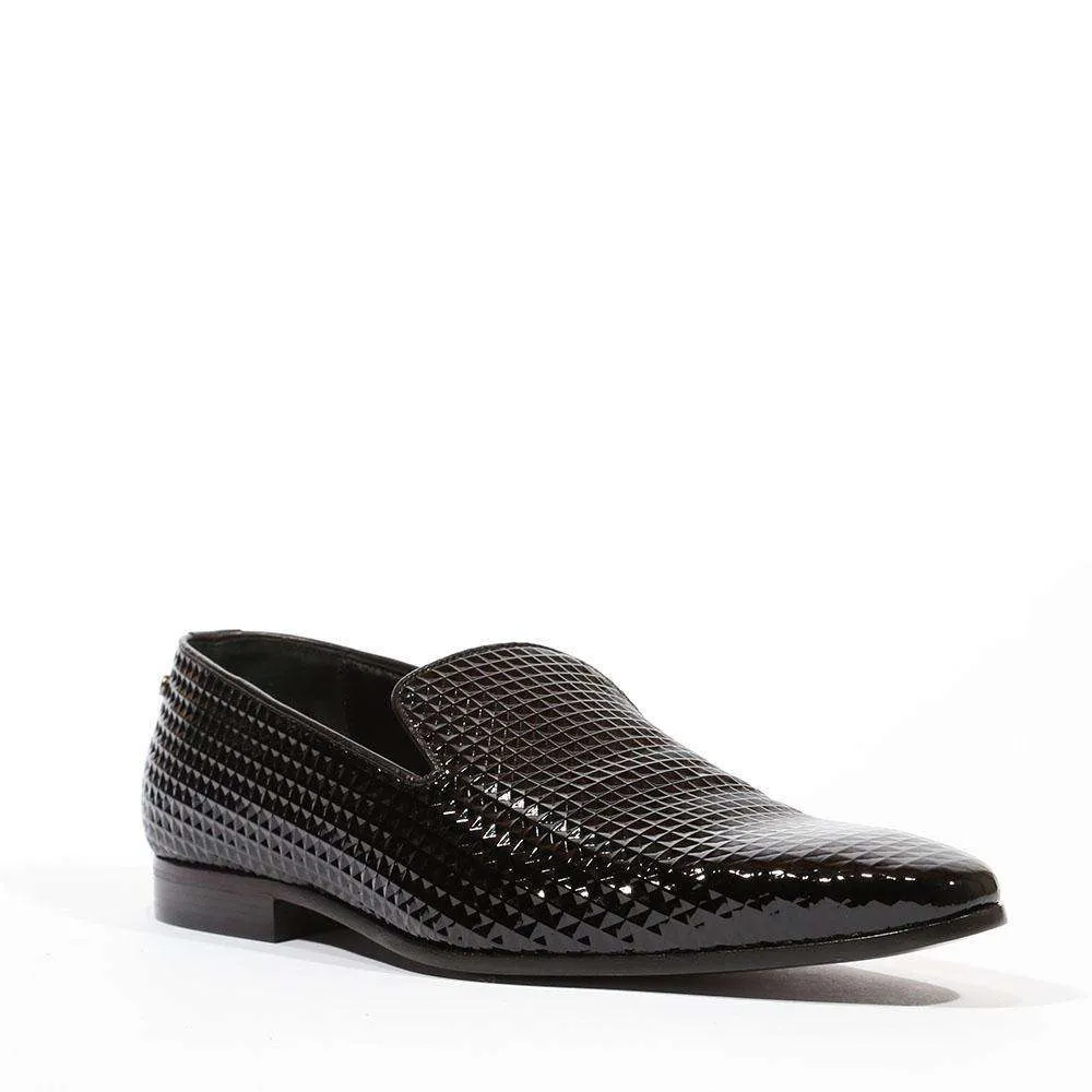 Cesare Paciotti Luxury Italian Men's Calamity Black Loafers (CPM5370)