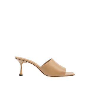 Classic Mule Heel in Beige