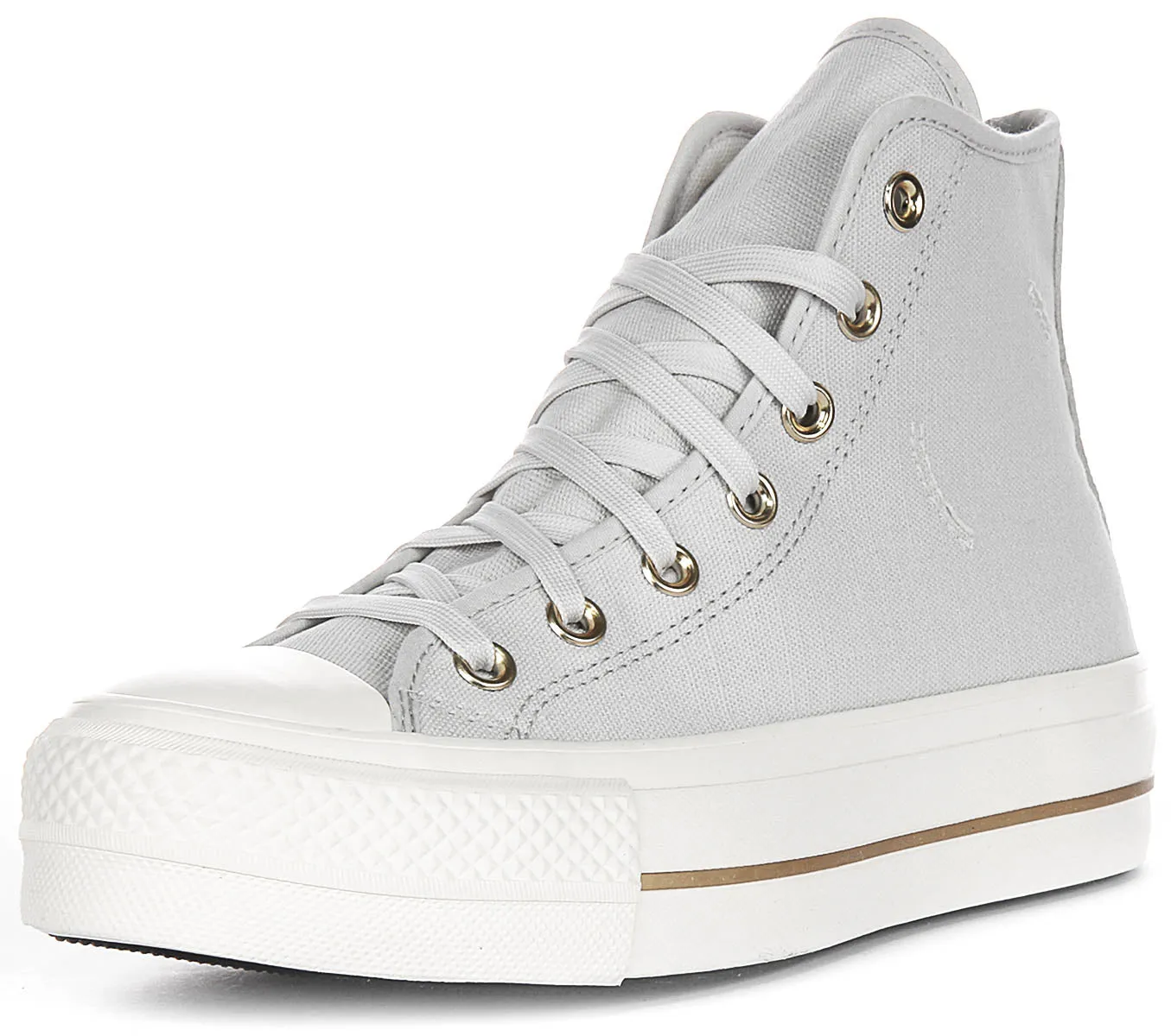 Converse All Star Lift Hi A08237C In Light Grey