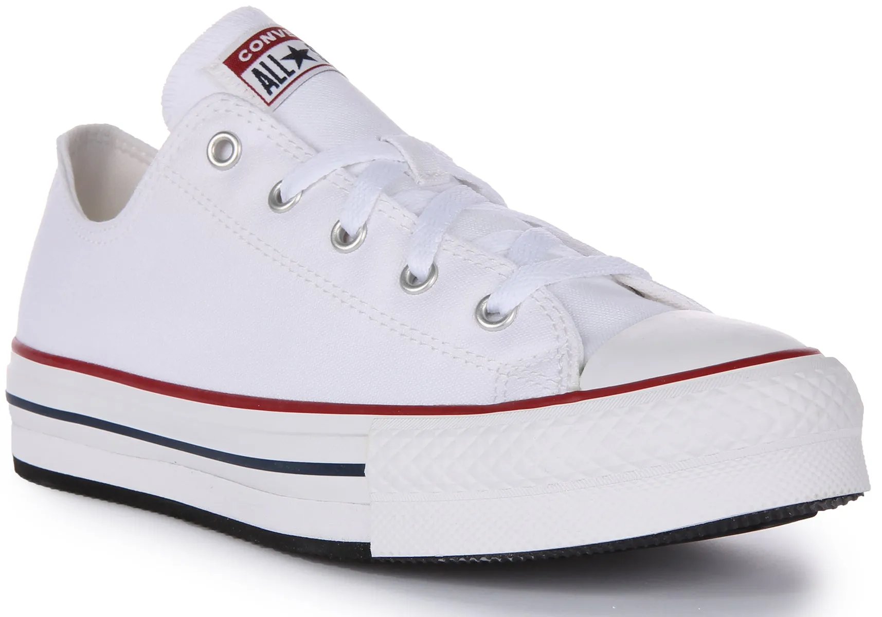 Converse All Star Low 3J256C In White For Kids