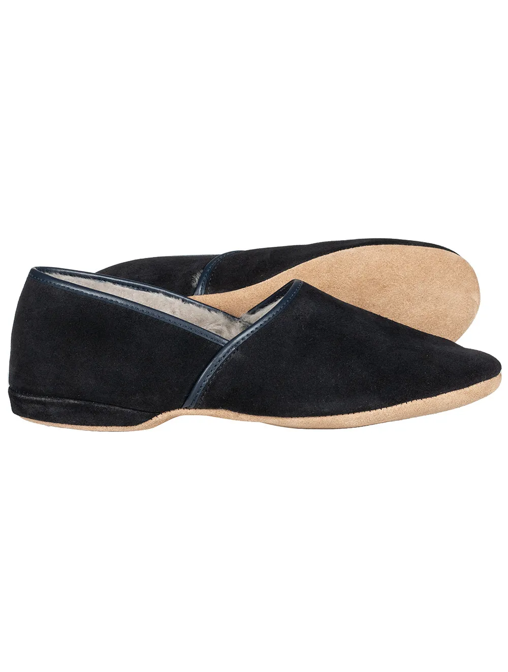 Crawford Slippers Navy