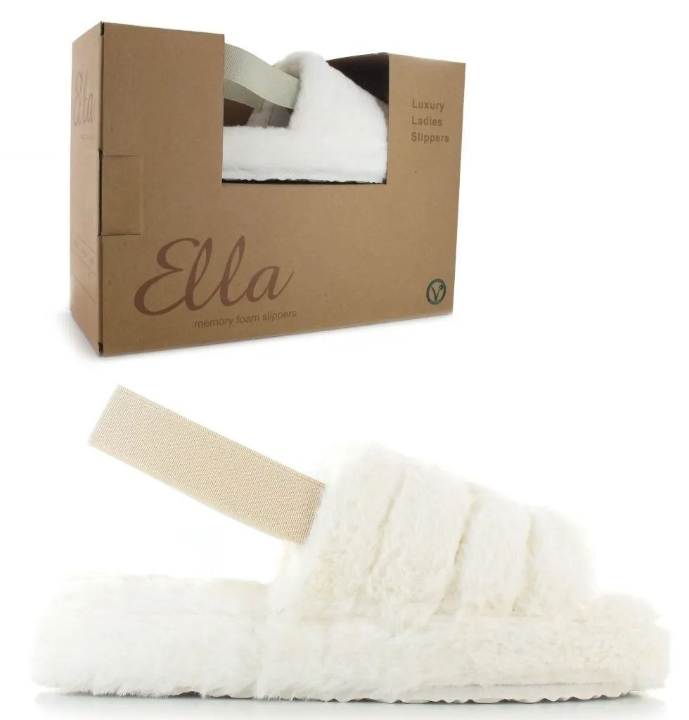 Darcy Cream Slipper - Ella