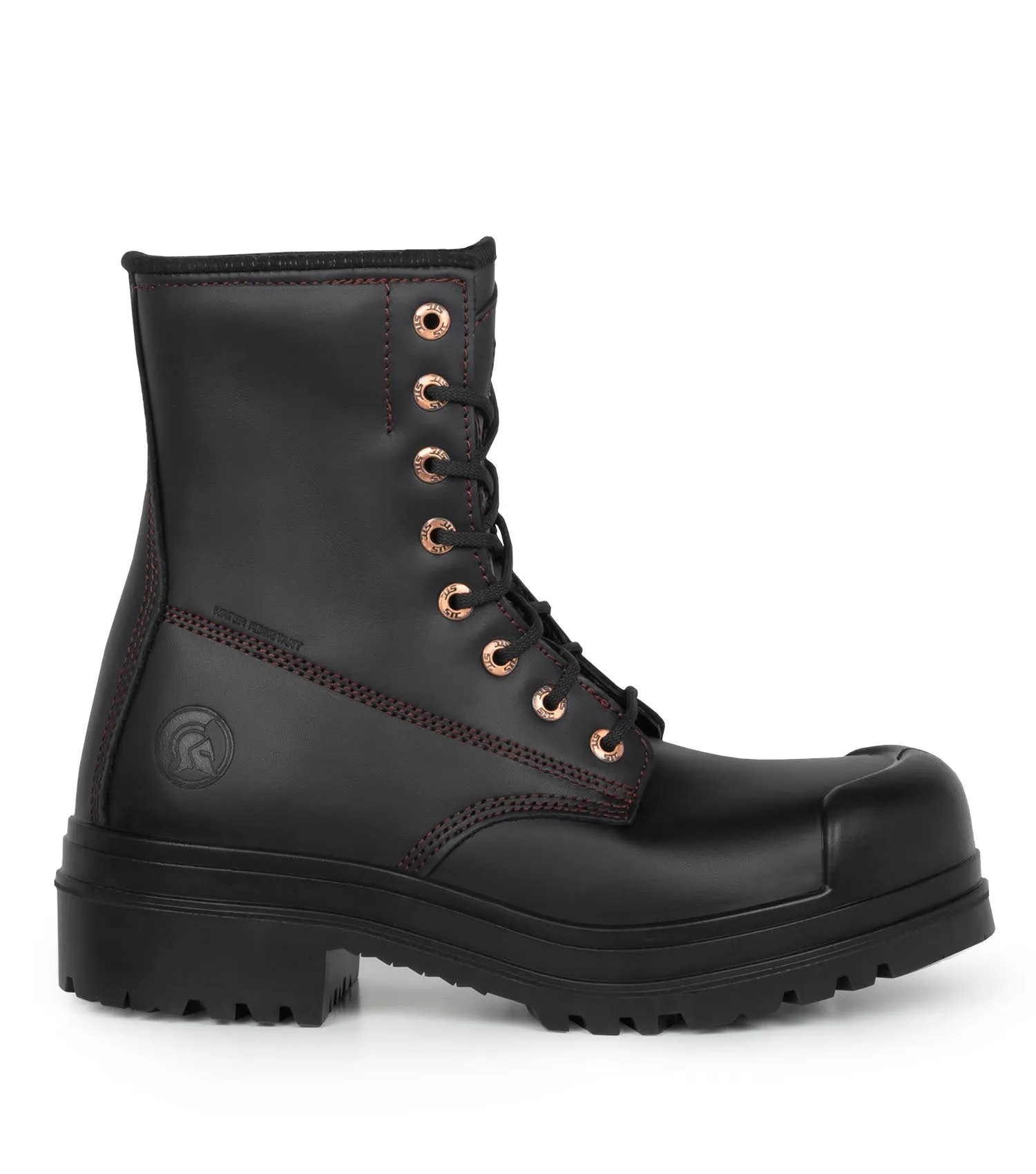 Dawson, Black | 8” Leather Work Boots | TC4  Vibram Outsole