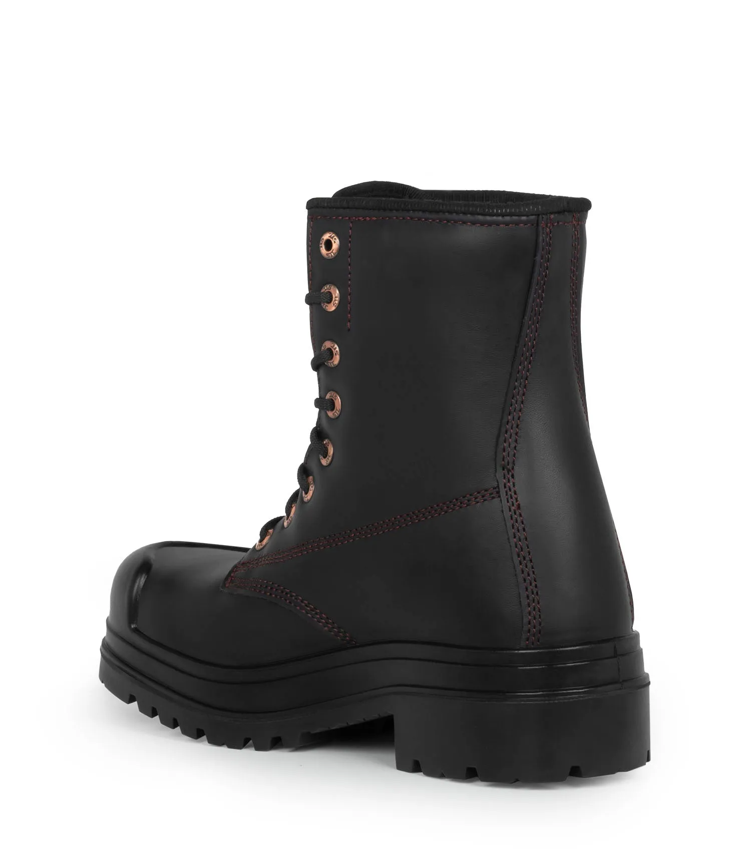 Dawson, Black | 8” Leather Work Boots | TC4  Vibram Outsole