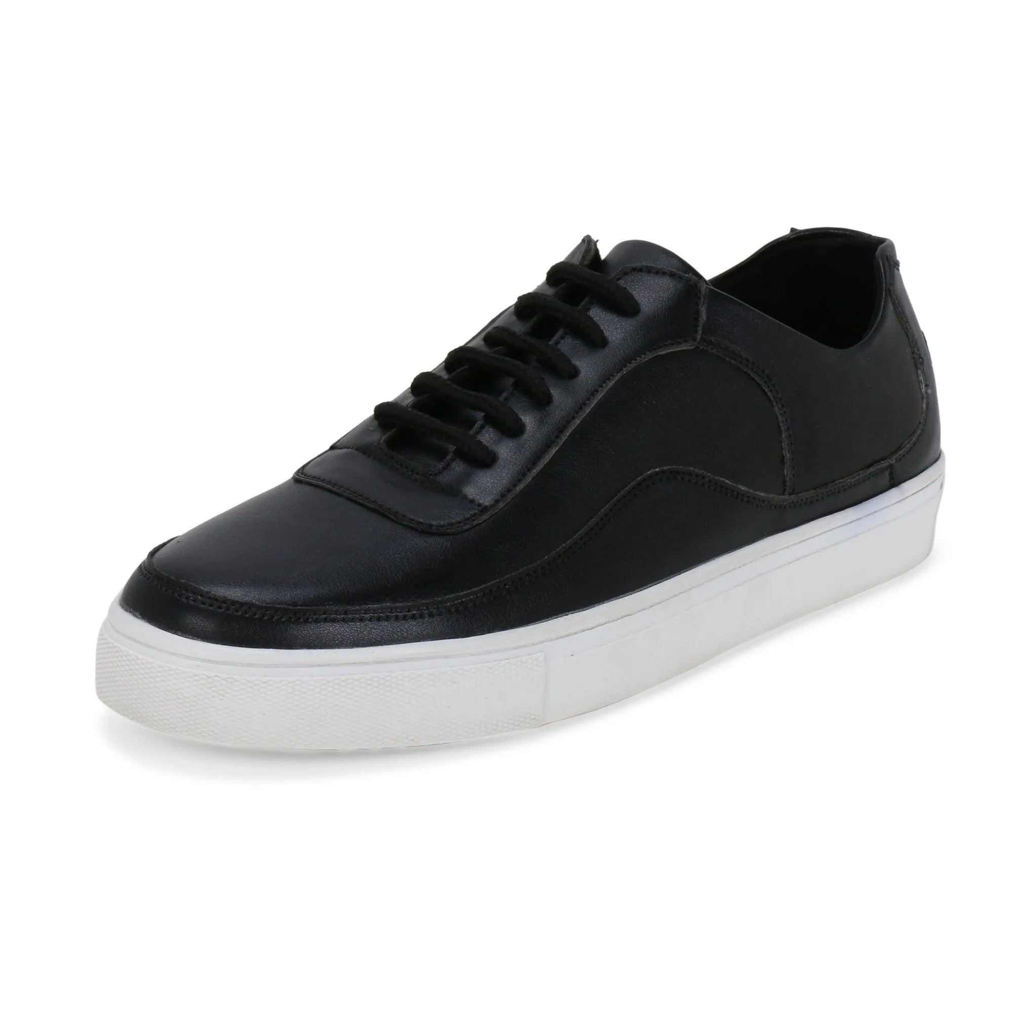 Denver Black Classic Lace Ups Sneaker