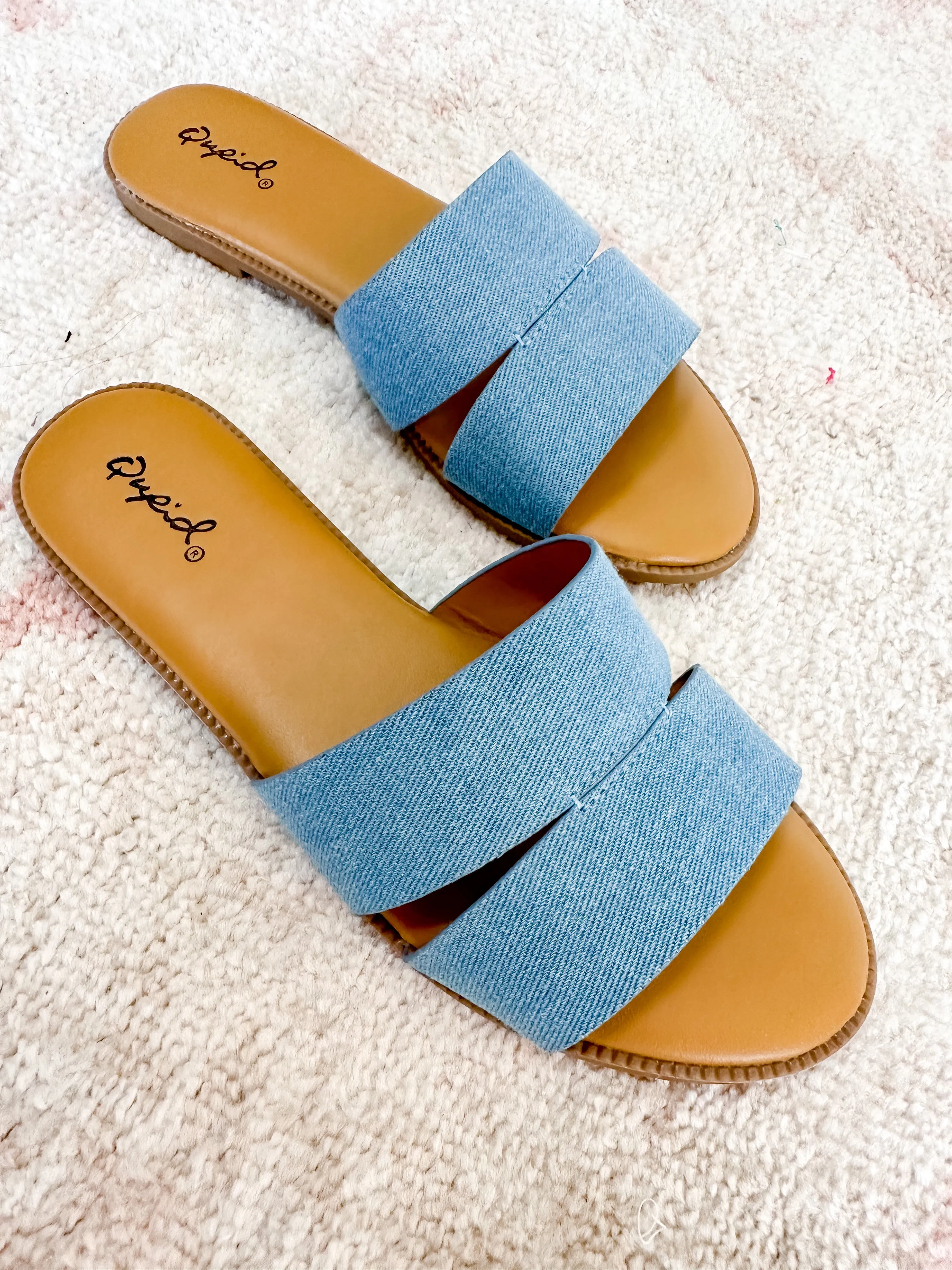 Desmond Sandal in Blue Denim