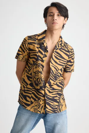 Feline Men's Pattern Shirt