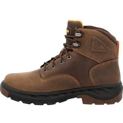 Georgia Men's Boot Ot 6" Waterproof Alloy Toe Work Boot -Brown- GB00522