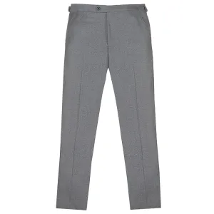 Grey Loro Piana Wool-Cashmere Flannel Trousers