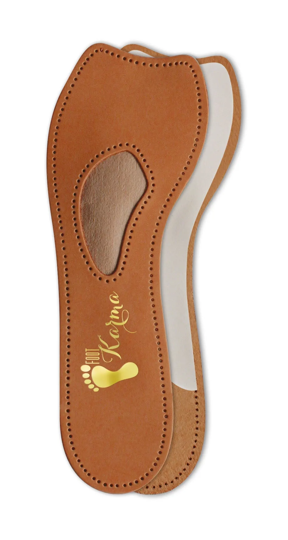 Half Moon Leather High Heel Insoles