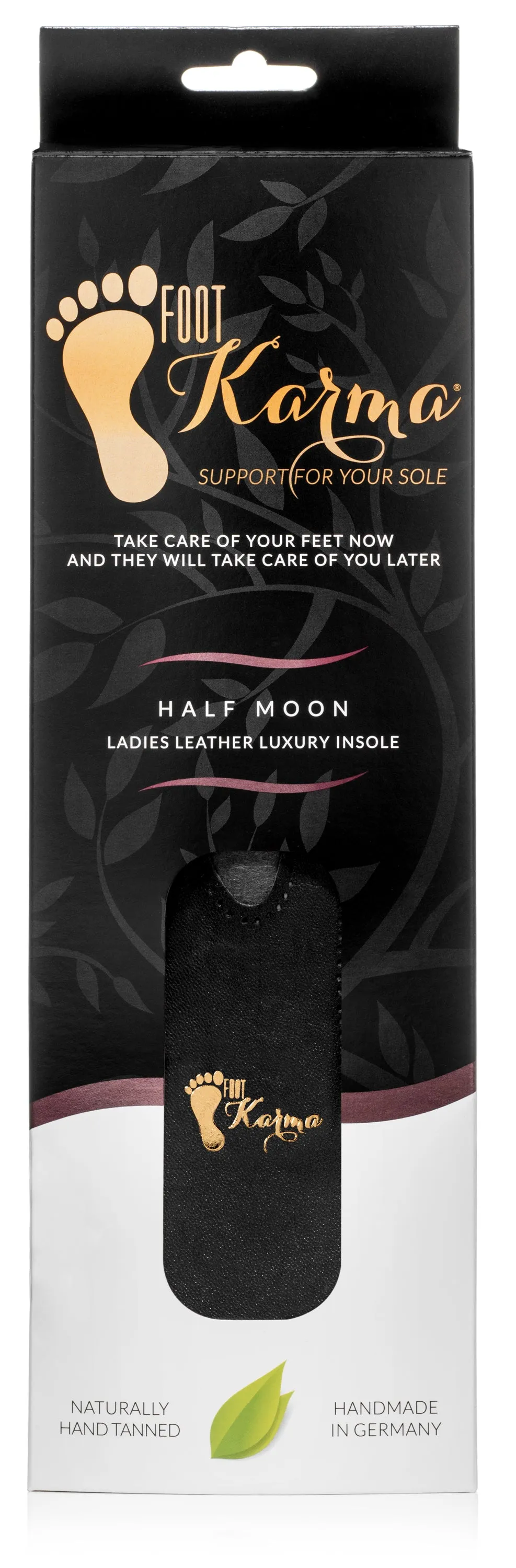 Half Moon Leather High Heel Insoles