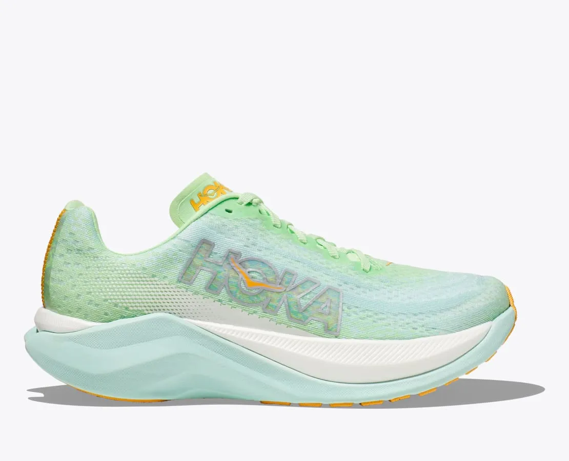 Hoka Womens Mach X- Lime Glow/Sunlight Ocean (1141451-LGSO)