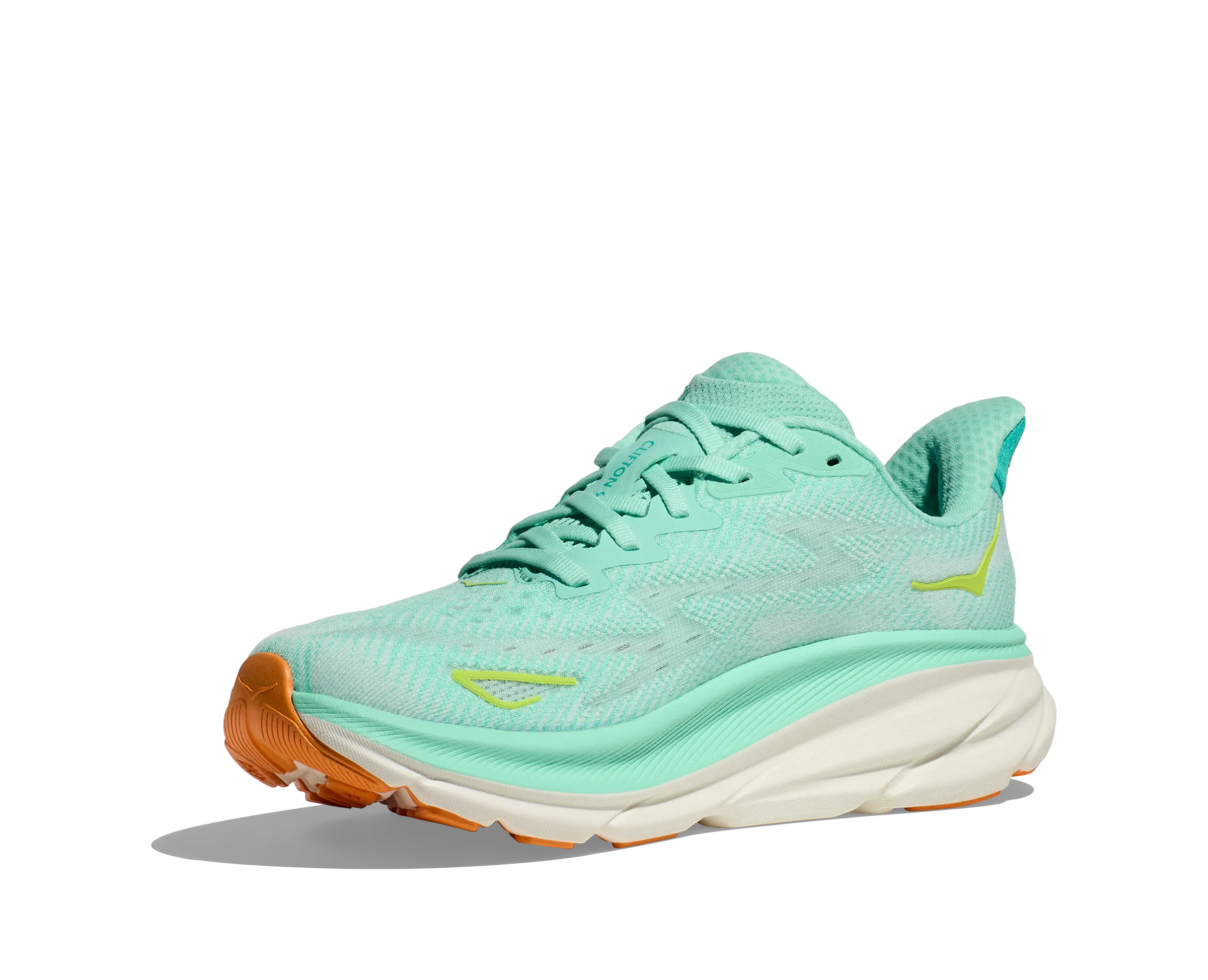 Hoka Womens Trainer Clifton 9 Seafoam/Aqua Breeze