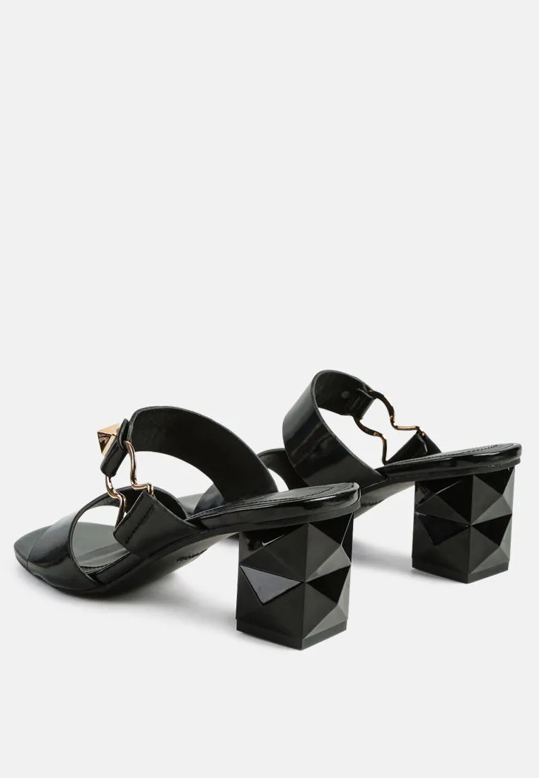 Hookup Fantasy Block Heel Sandals