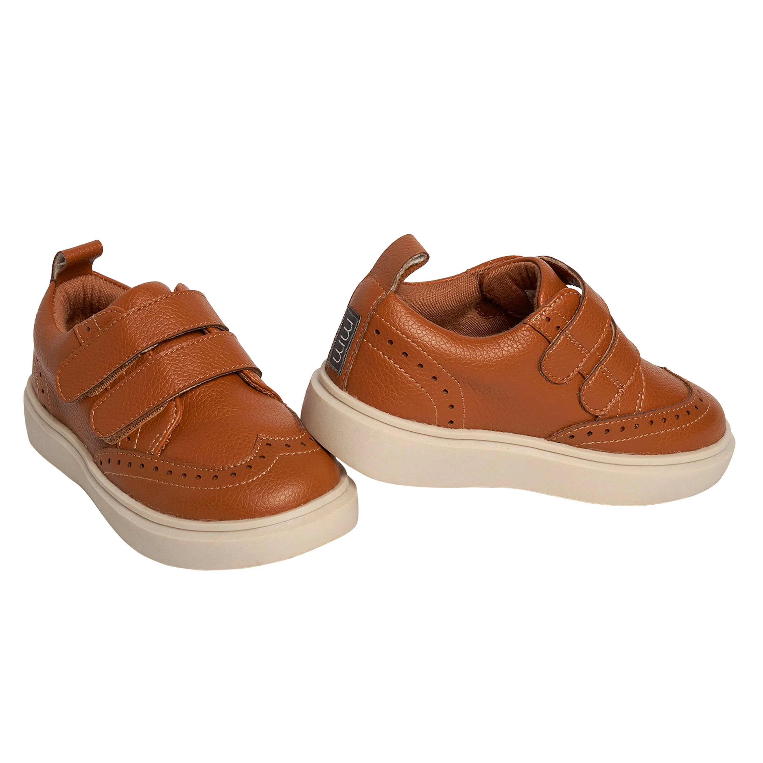 Infant & Toddler Boys Brown Wingtip Sneaker