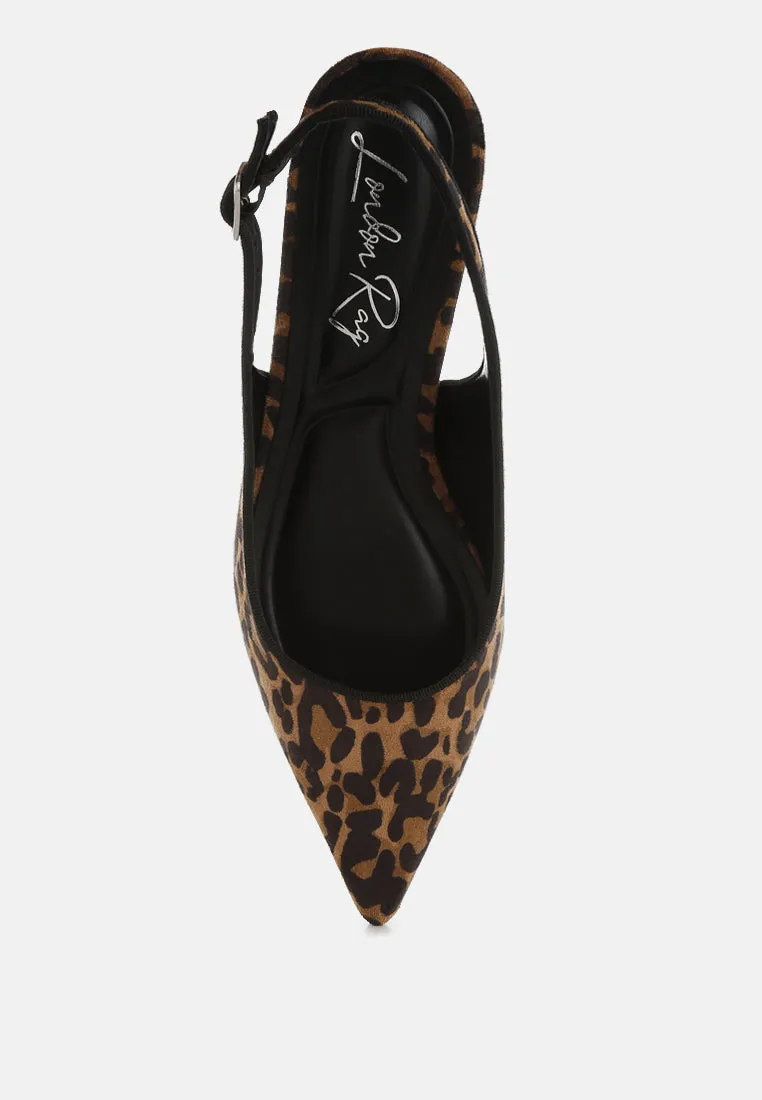 Jahzara Slingback Kitten Heel Sandals