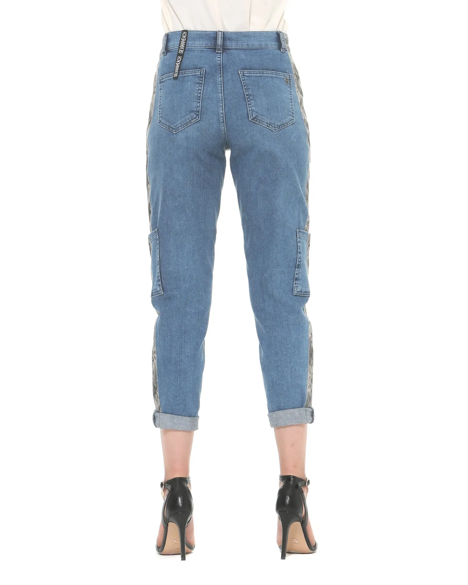 Jeans with side pockets