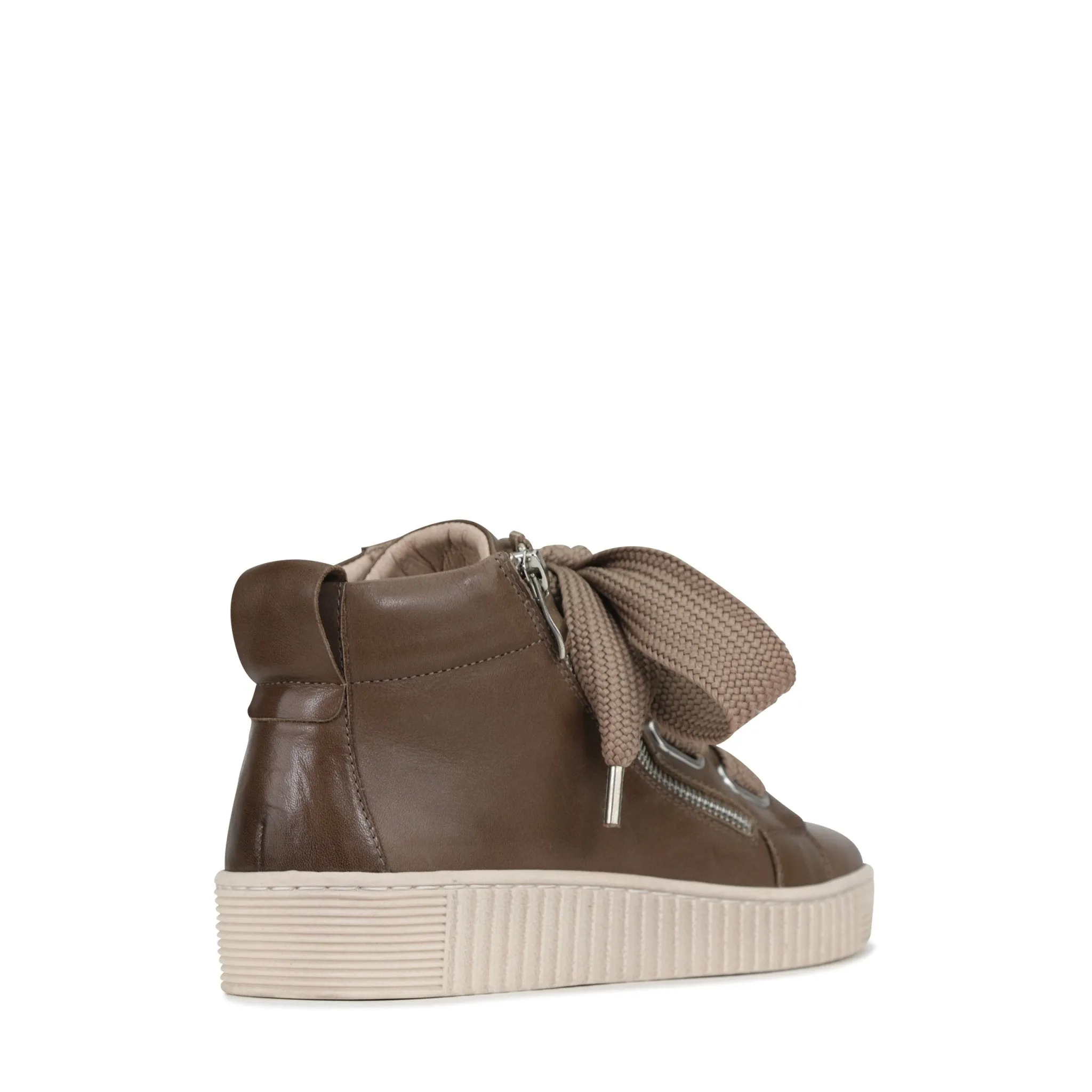 JOYOUS ARCHIVE LEATHER ZIP SNEAKER