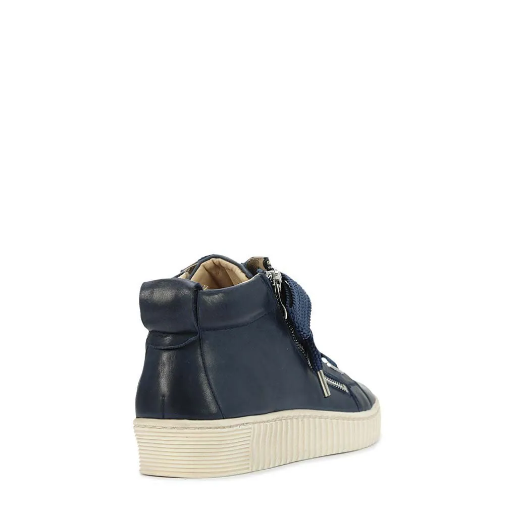 JOYOUS ARCHIVE LEATHER ZIP SNEAKER