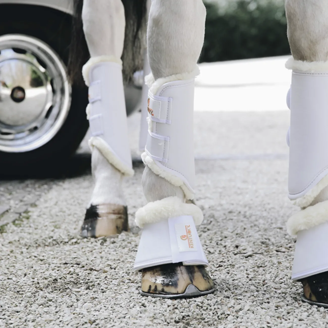 Kentucky Horsewear Turnout Boots Leather Hind