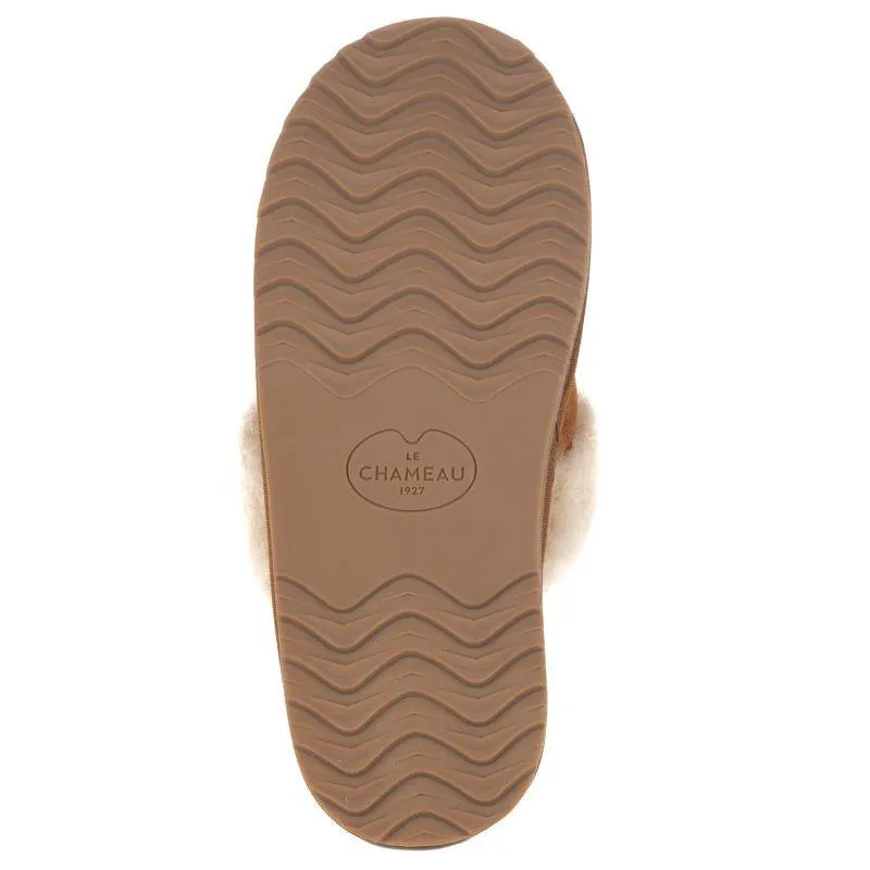 Le Chameau Maison Ladies Mule Slipper - Tan