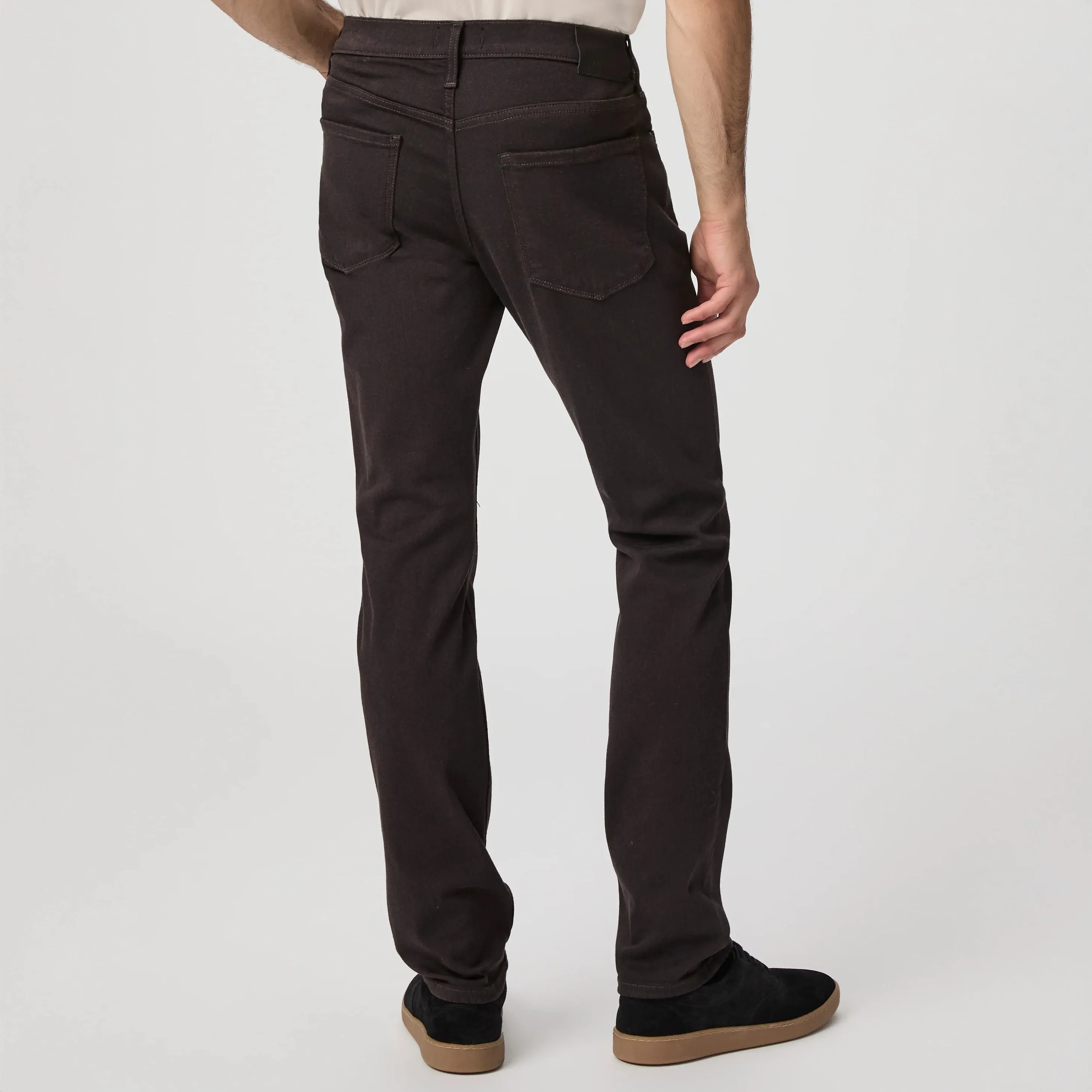 Lennox - Deep Chocolate Brown - Slim Fit Transcend Jeans - PAIGE