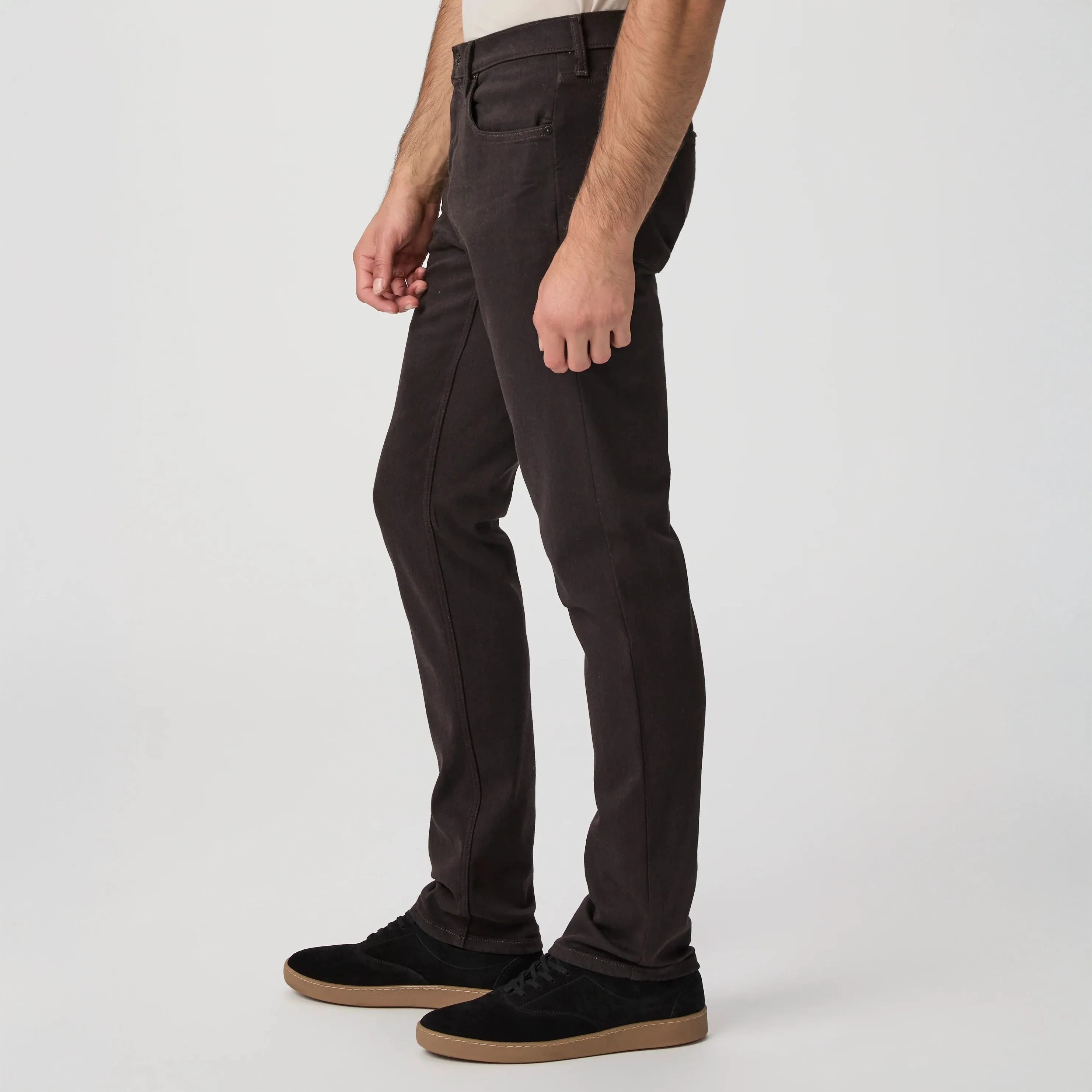 Lennox - Deep Chocolate Brown - Slim Fit Transcend Jeans - PAIGE