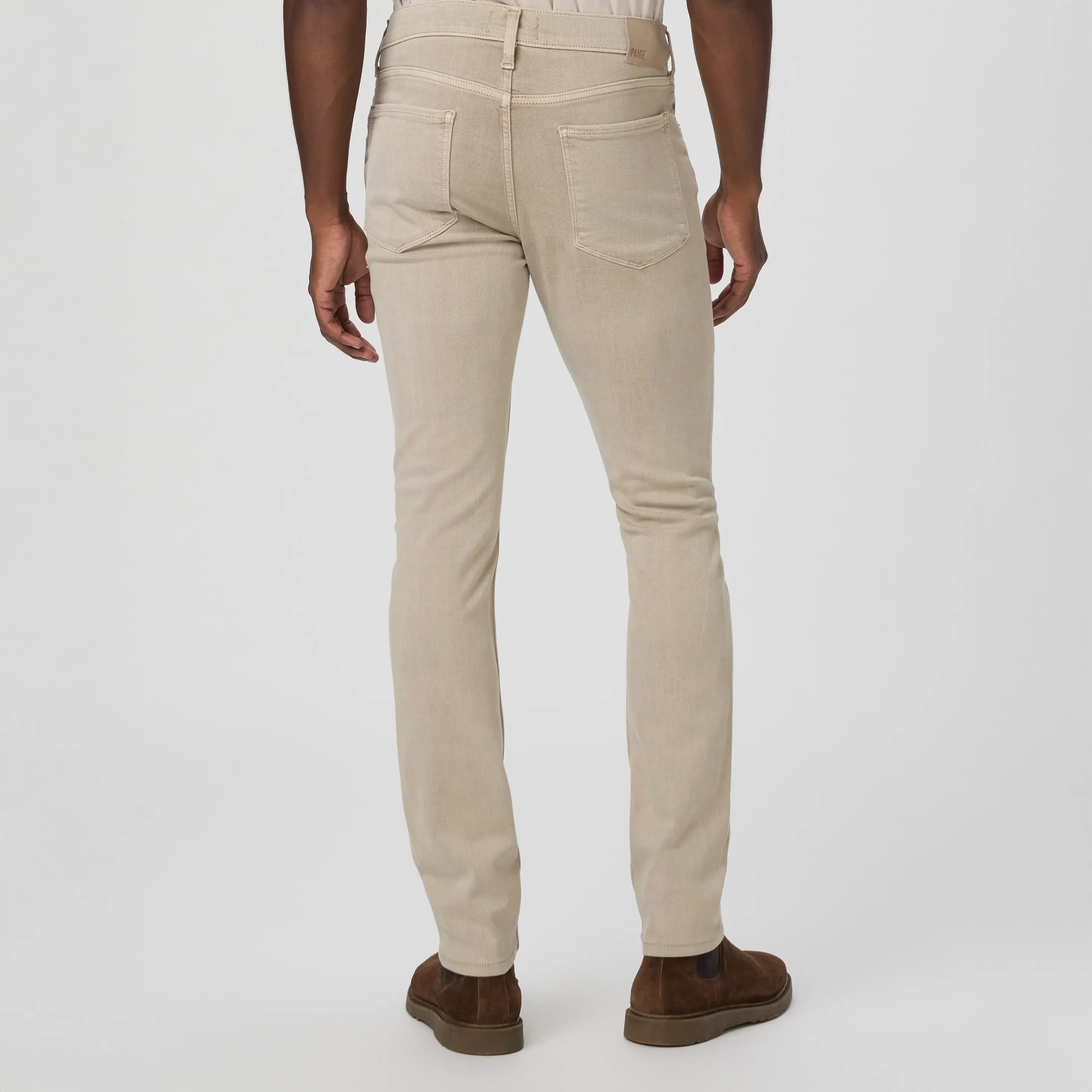 Lennox - Vintage Moroccan Clay (Beige) - Slim Fit Transcend Jeans - PAIGE