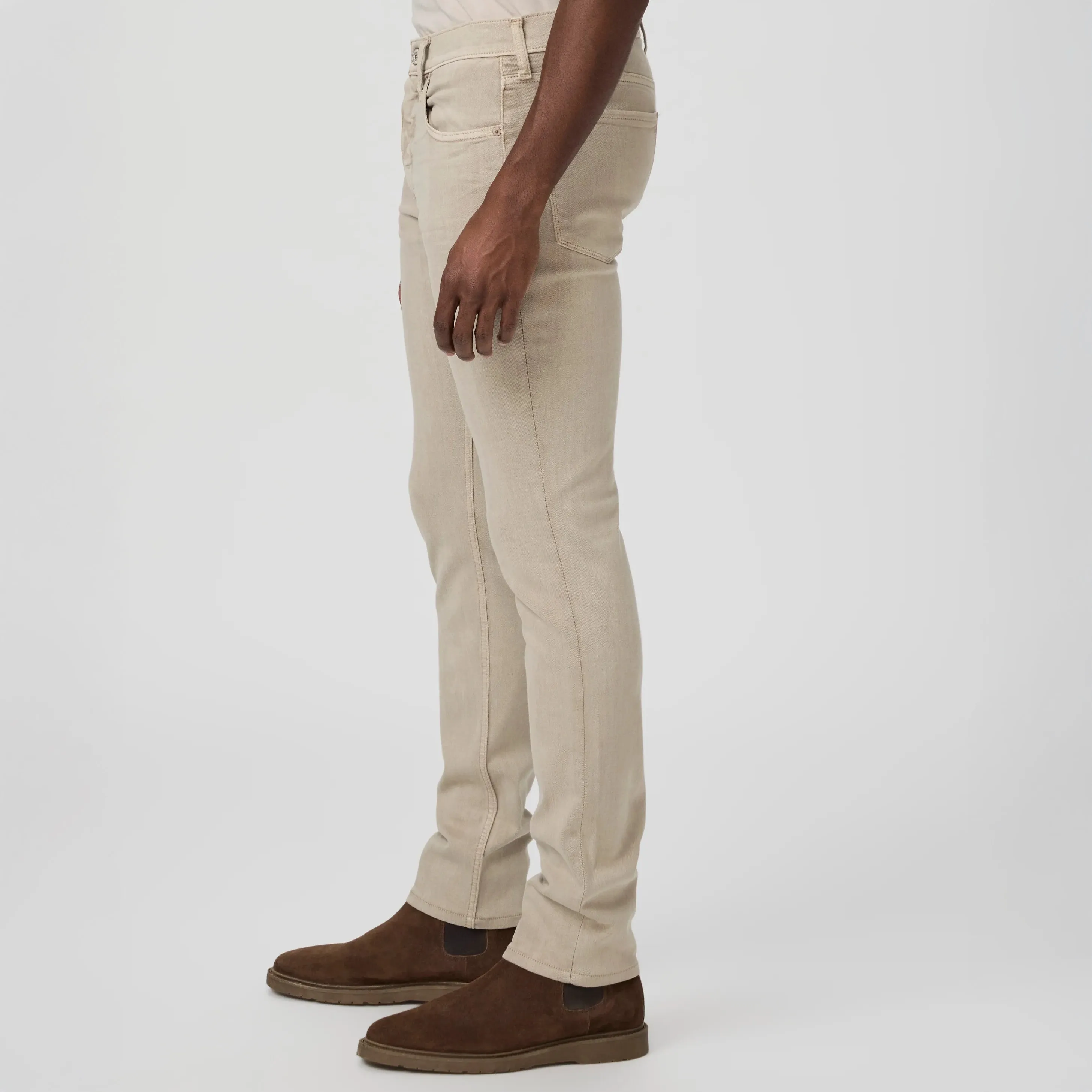 Lennox - Vintage Moroccan Clay (Beige) - Slim Fit Transcend Jeans - PAIGE