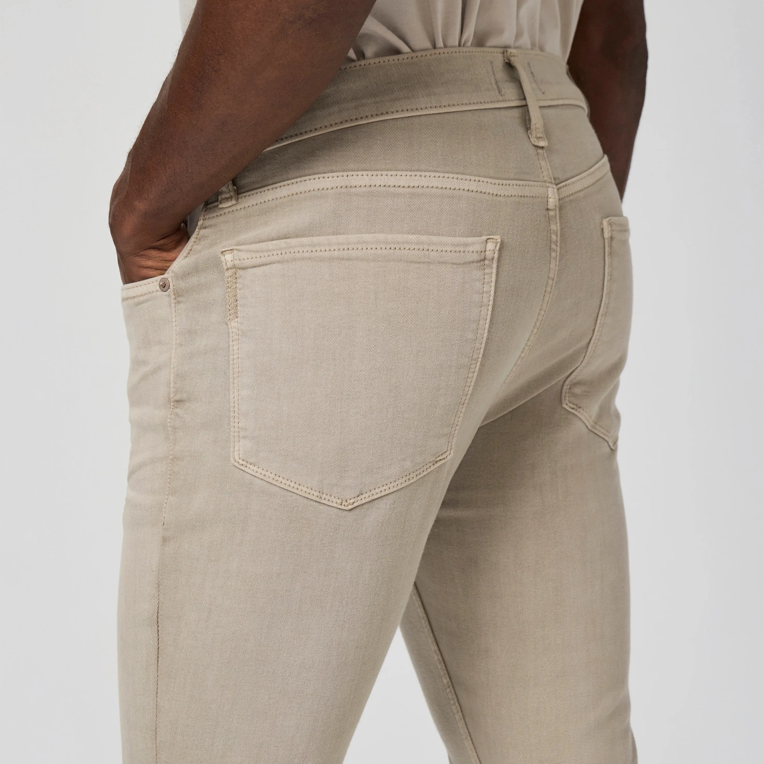 Lennox - Vintage Moroccan Clay (Beige) - Slim Fit Transcend Jeans - PAIGE