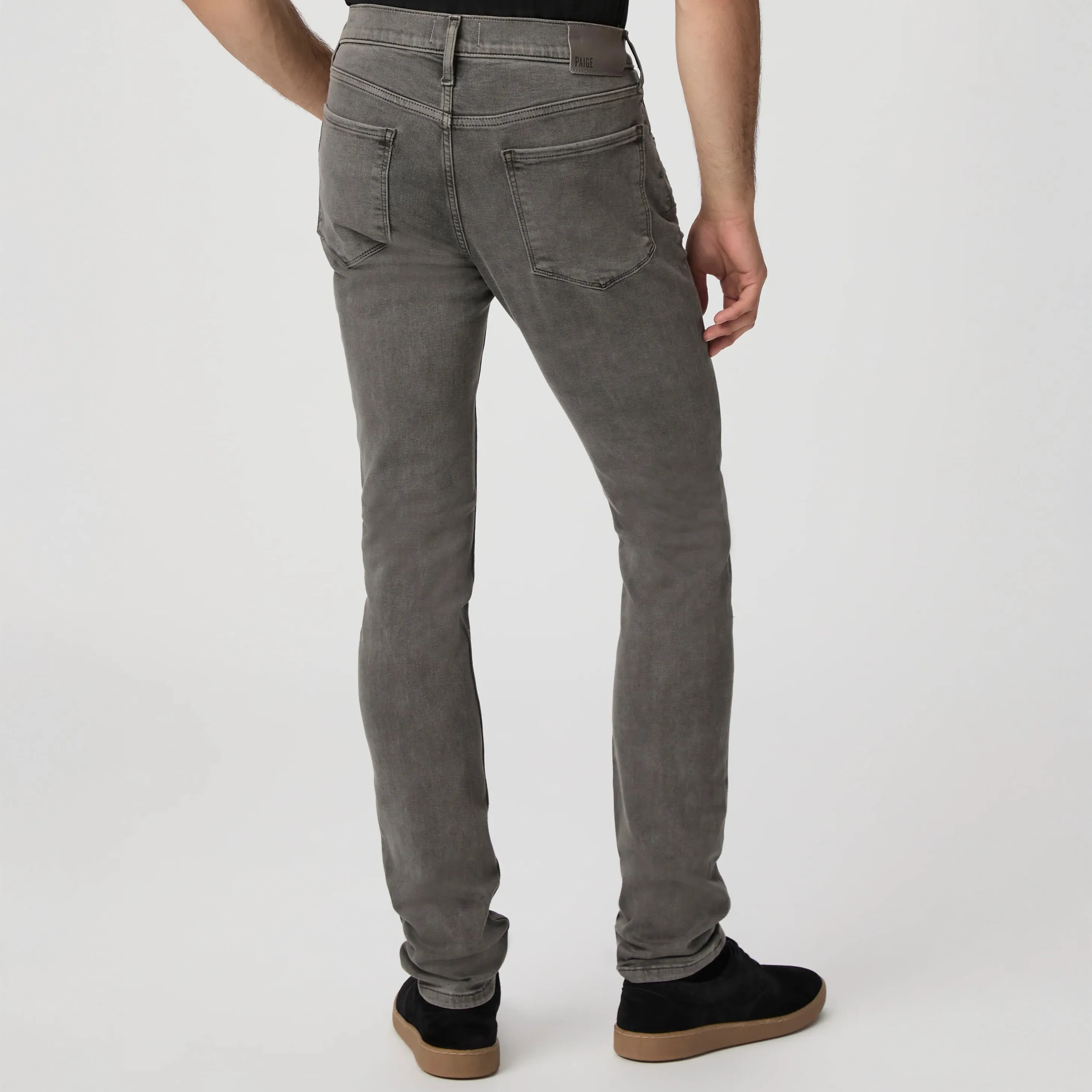 Lennox - Vintage Volcanic Ash (Gray) - Slim Fit Transcend Jeans - PAIGE